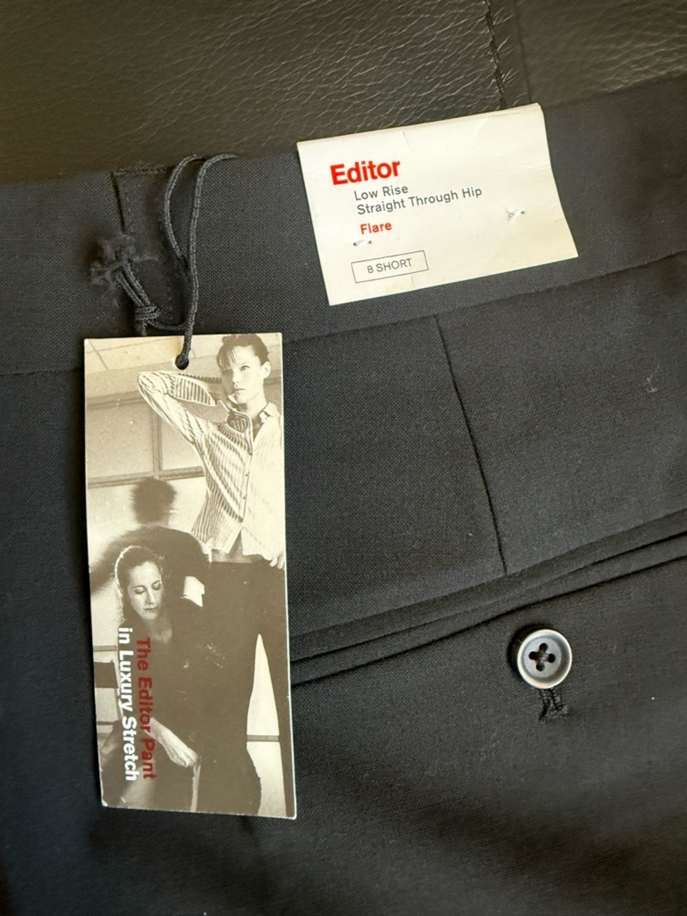 Express Black Editor Flare Pants